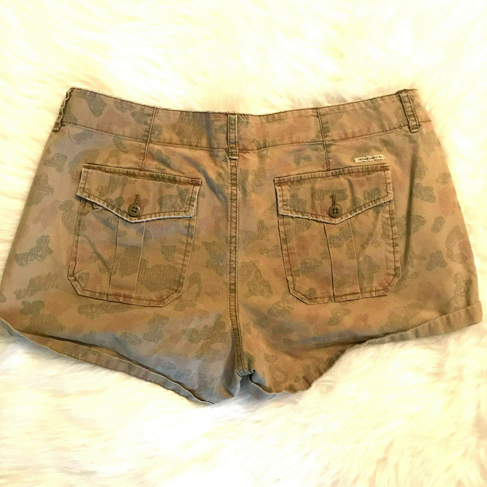Denim & Supply Ralph Lauren Camo Distressed Shorts